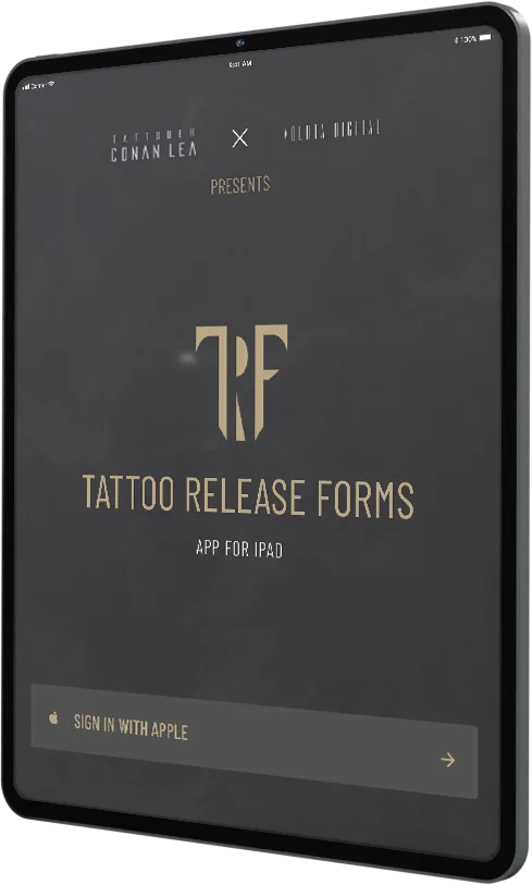 Tattoo Release Form App