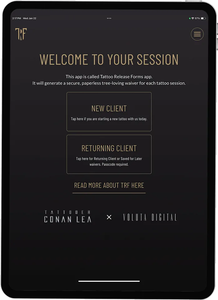 Tattoo Release Form App - Paperless Waivers